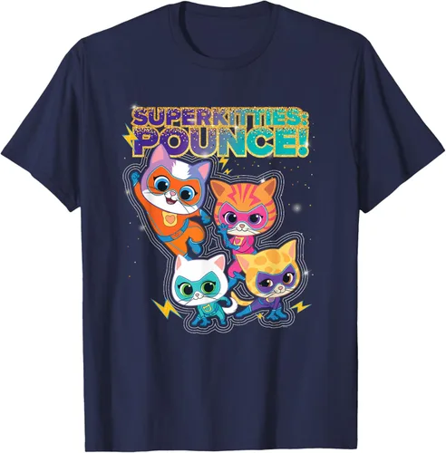 Vista 63 de Disney Junior SuperKitties Pounce! Camiseta de equipo completo, talla S