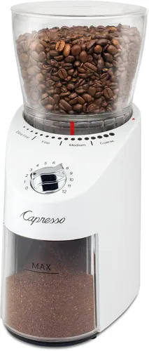 Vista 11 de Capresso Infinity Plus Molinillo de Fresas Cónicas, Negro