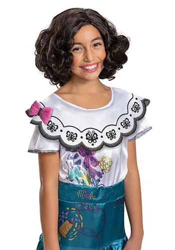 Vista 3 de Peluca Infantil Mirabel de Encanto Multicolor