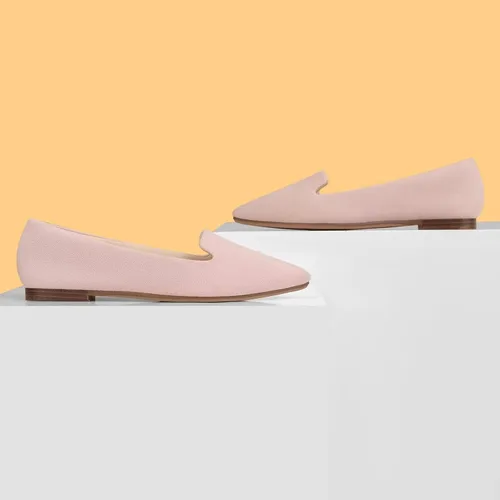 Vista 4 de MUSSHOE - Zapatos planos de mujer, cómodos y sin cordones