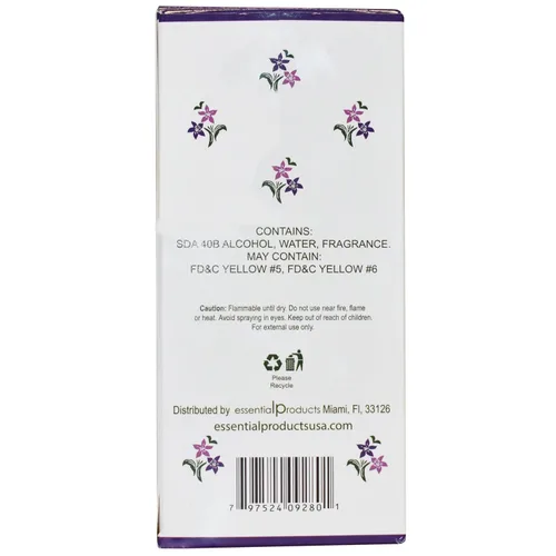 Vista 4 de ELP ESSENTIAL Corlys Colonia Violetas en caja 8 oz