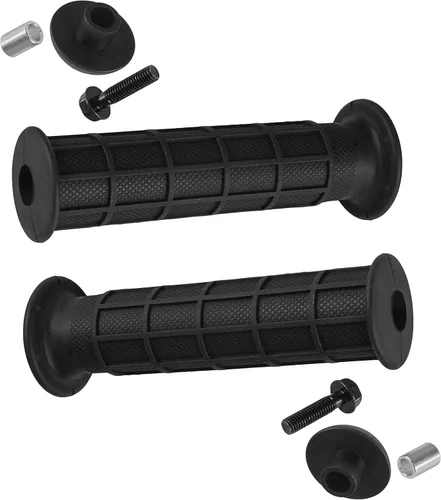 Vista 4 de Caltric 2 empuñaduras y protector compatibles con Honda Recon 250 TRX250 2X4 1997-2001