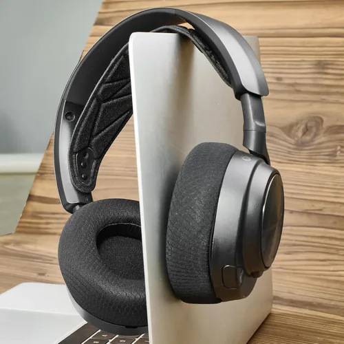 Vista 9 de Defean Almohadillas para Steelseries Arctis Nova Pro Wireless/Nova Elite Tela transpirable negra