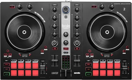 Vista 9 de Hercules DJControl Inpulse 200 MK2 - Controlador compacto para DJ con guías de luz LED, funciones mejoradas y compatibilidad con el software DJUCED
