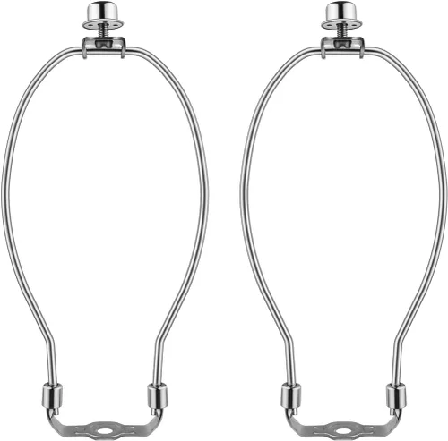 Vista 14 de 2 soportes de arpa de 7 pulgadas para lámpara desmontable, accesorios de iluminación de bricolaje resistentes para lámparas de pie y remates
