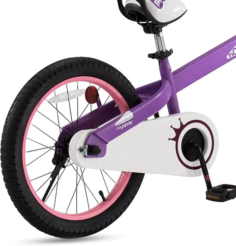 Vista 5 de Royalbaby Bicicleta Cubetube para niños de 3 a 9 años, bicicleta para niños pequeños de 12, 14, 16, 18 y 20 pulgadas, con ruedas de entrenamiento