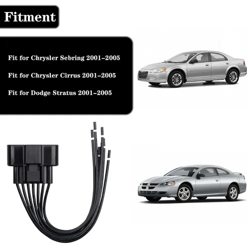 Vista 3 de Sensor de flujo de aire masivo MAF conector conector para Mitsubishi Outlander Montero Sport Eclipse Galant 1999-2006, apto para Chrysler Sebring