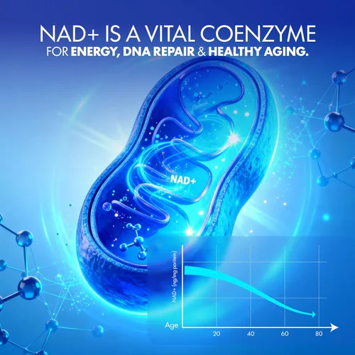 Vista 6 de Suplemento NAD+ - Alternativa NMN con NAD liposomal, resveratrol trans, manganeso, apigenina más pterostilbeno para mujeres y hombres, apoyo