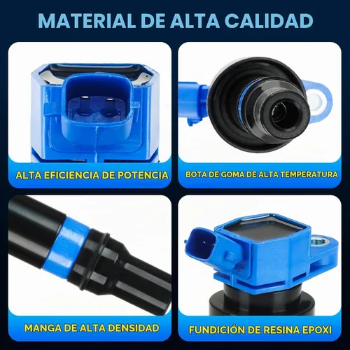Vista 3 de Bobina de encendido 4PCS para Hyundai Accent, para Kia Soul, solo para NA