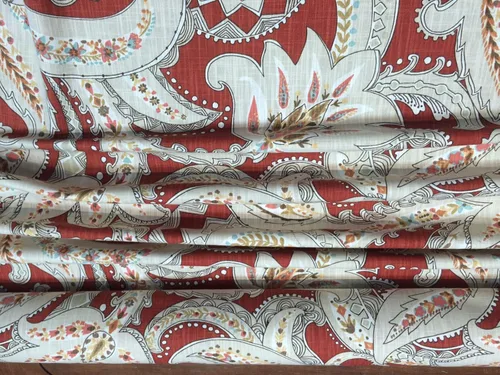 Vista 3 de P Kaufmann Paisley Pop Spice - Tela para tapicería de The Yard