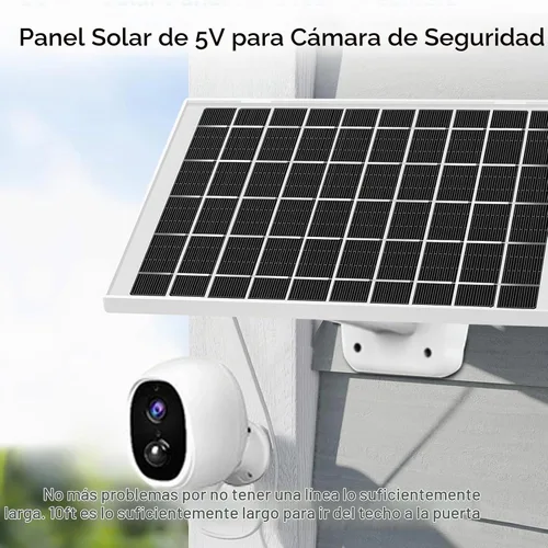 Vista 5 de Paquete de 2 cargadores de panel solar de 5 V 7 W compatibles con Arlo Essential 2K para exteriores de 2ª generación, cámara Arlo Essential XL de 2ª