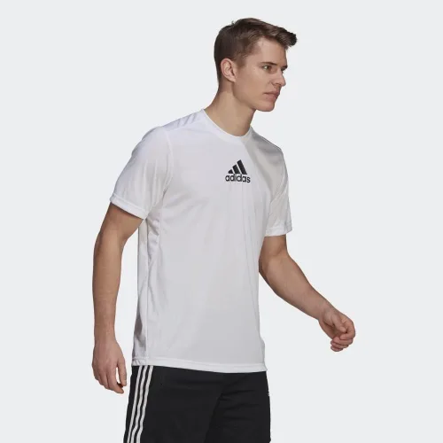 Vista 4 de adidas Camiseta Primeblue Designed 2 Move de 3 rayas para hombre