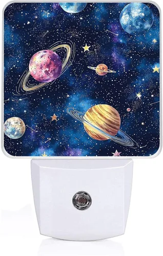 Vista 10 de Luz nocturna de conchas de playa, luces nocturnas enchufables a la pared, lámpara LED para escalera/pasillo/dormitorio, 0.5 W, luz nocturna