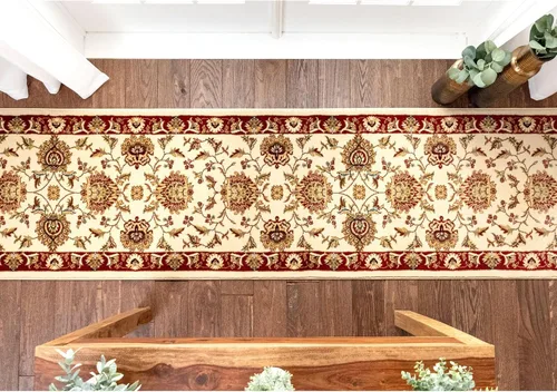 Vista 5 de Well Woven alfombra para pasillos de tamaño personalizable, elige el tamaño que quieras, Sultan Sarouk, oriental, estilo persa tradicional, de 27
