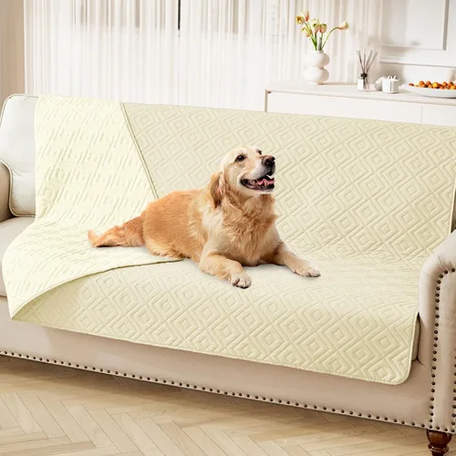 Vista 78 de hyha Manta impermeable para perros, funda suave para cama de perro, mantas para mascotas, funda impermeable para sofá y sillón para perros lavable
