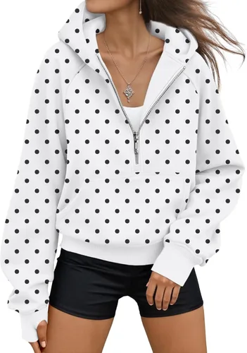 Vista 12 de AUTOMET Sudaderas con capucha de mujer, sudaderas de forro polar para otoño, conjuntos de moda, sudaderas para hacer ejercicio, chaquetas con Verde