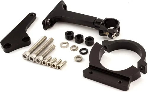 Vista 4 de FXCNC Racing motocicleta CNC amortiguador de dirección estabilizador amortiguador de montaje kit compatible con Kawasaki NINJA 600R 650R ER6N ER-6N