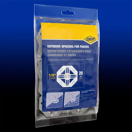 Vista 7 de QEP 10451 Espaciadores exteriores de 1/8" para baldosas y adoquines (20 pc/bolsa)