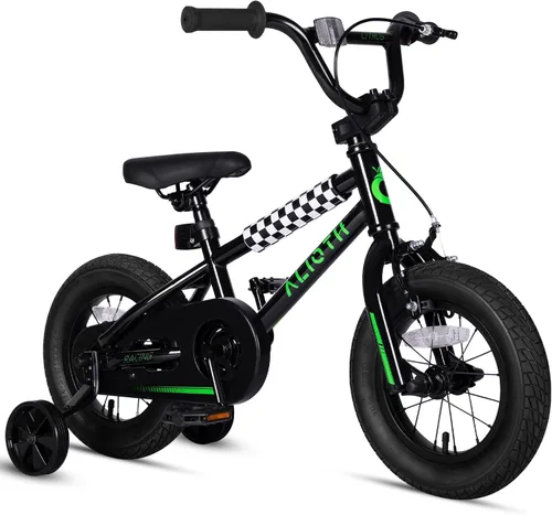 Vista 12 de vollsch BMX Style 12, 14, 16 pulgadas, ruedas de entrenamiento para niños, bicicleta de 20 pulgadas con soporte para niños y niñas de 2 a 14 años