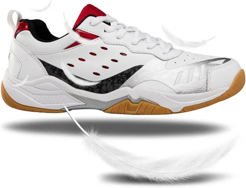 Vista 4 de LUPWEE Zapatos de pickleball para hombres y mujeres, zapatos de tenis ligeros para interiores y exteriores, para entrenamiento de pista, raqueta