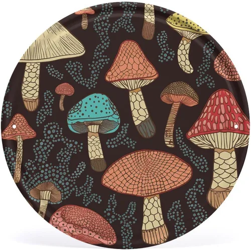 Vista 19 de Arte circular de metal para colgar en la pared de hierro, reloj steampunk oxidado, letrero de estaño industrial vintage con agujeros preperforados