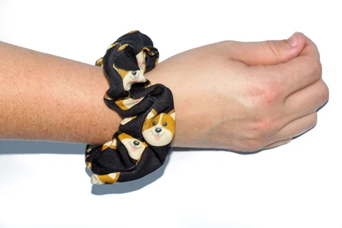 Vista 5 de Scrunchies - Bandas elásticas de algodón para el cabello – Lazos para el cabello – Accesorios para el cabello para niñas – Regalos para mujeres