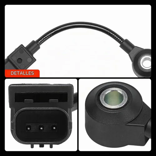 Vista 9 de Sensor de detonación de golpe de encendido A-Premium compatible con Honda, Acura
