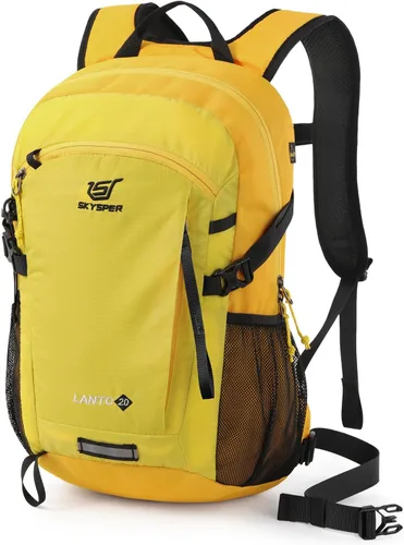 Vista 16 de SKYSPER Mochila pequeña de senderismo, 20L, mochilas de viaje ligeras para senderismo y día a día para mujeres y hombres