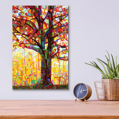 Vista 8 de Epic Art 'Emperor' de Mandy Budan, arte de pared de vidrio acrílico, 12"x16