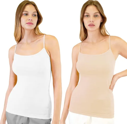 Vista 39 de NIKIBIKI Camisola básica sin costuras para mujer, fabricada en Estados Unidos, talla única