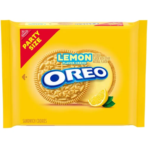 Vista 24 de OREO Galletas de sándwich de chocolate con crema sabor a chips de Java tamaño familiar, 17 onzas