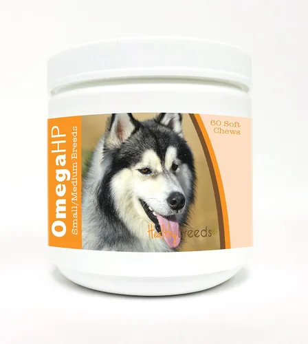 Vista 12 de Healthy Breeds Affenpinscher Omega HP - Masticables suaves para piel y pelaje, 60