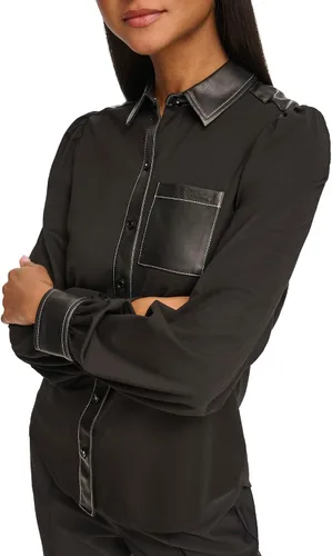 Vista 4 de Karl Lagerfeld Paris Blusa de punto colorida para mujer