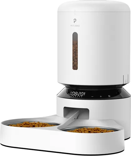 Vista 12 de PETLIBRO - Comedero automático para gatos, dispensador automático de comida para perros con preservación de frescura, comederos programables