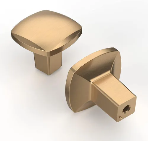 Vista 30 de Paquete de 10 manijas de gabinete de cocina de 3 pulgadas (76mm) color latón envejecido, accesorios para cajones de gabinete de cocina, tiradores