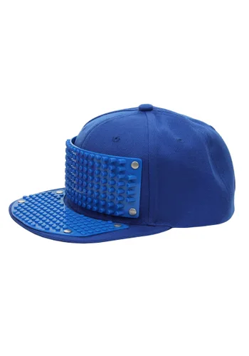 Vista 3 de Gorra Bricky Blocks Azul Snapback Multicolor