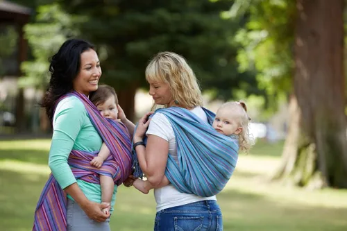 Vista 3 de tela Wrap Baby Carrier para bebés y niños, Autumn