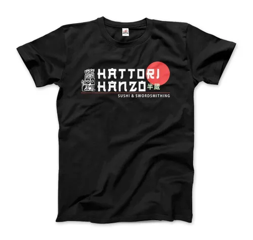 Vista 3 de Hattori Hanzo, Sushi and Swordsmithing T-Shirt (Adults, Kids, Short & Long Sleeve)