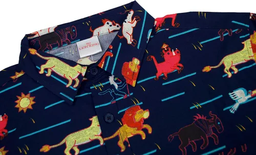 Vista 3 de Disney Camisa con botones Lion King para hombre