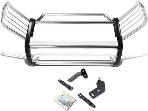 Vista 8 de DNA Motoring GRILL-G-064-BK - Protector de rejilla para parachoques delantero, color negro, compatible con Rav4 01-05