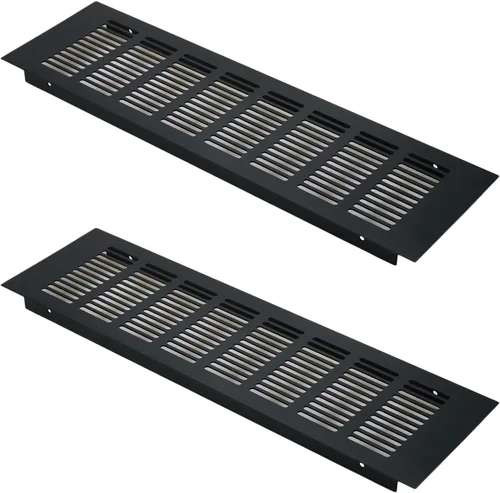 Vista 23 de Geesatis Cubiertas de Ventilación de Aire para Piso, Gabinete, Pared, Techo – Rejilla de Aluminio de Servicio Pesado Resistente a la Oxidación