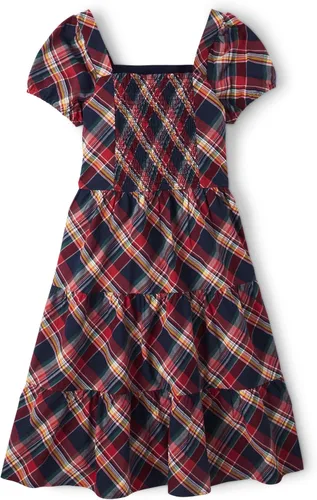 Vista 2 de Gymboree Girls' Short Sleeve Fall Fashion Dresses