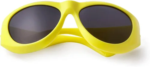 Vista 8 de SORVINO Gafas de sol ovaladas futuristas para mujeres y hombres, lentes envolventes de gran tamaño para mujeres y hombres, tonos beige y ros