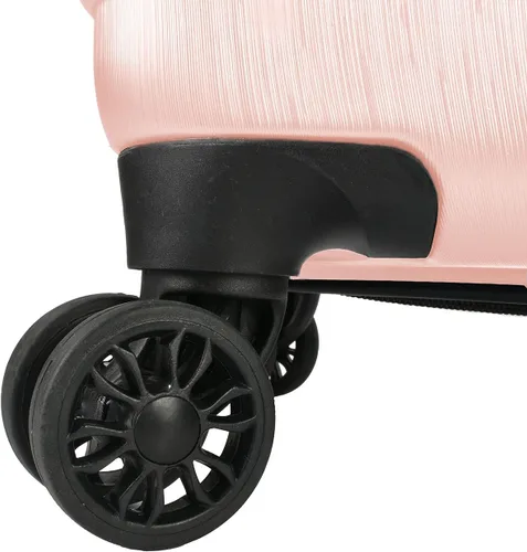 Vista 7 de U.S. Traveler Boren - Maleta de viaje de policarbonato resistente con 8 ruedas giratorias, asa de aluminio