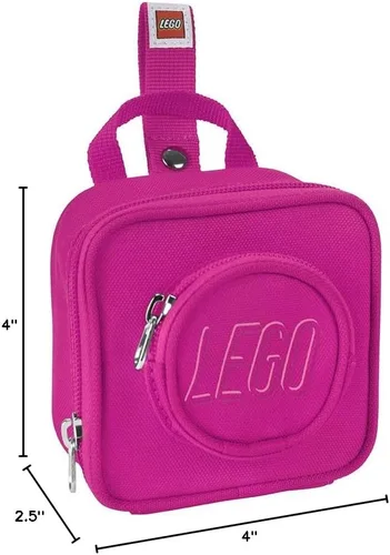 Vista 24 de LEGO Mini mochila de ladrillo para niños, Verde, Lego Mini mochila Brick