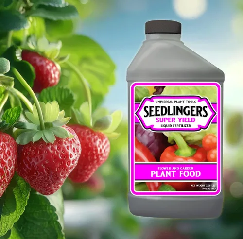 Vista 2 de Seedlingers Super Yield Flower & Garden - Alimento para plantas multiusos, concentrado de 32 onzas