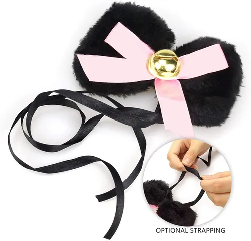 Vista 6 de Cat role play costume kitten tail ear collar claw glove anime Gothic suit
