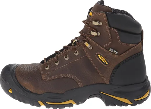 Vista 2 de KEEN Utility Botas de trabajo impermeables MT Vernon de 6" con punta suave para hombre Marrón (Cascade Brown)