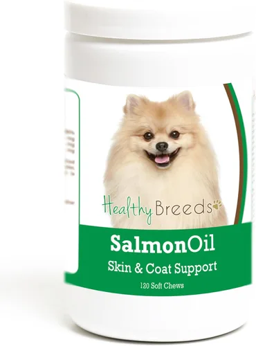 Vista 428 de Healthy Breeds Affenpinscher - Masticables suaves de aceite de salmón, 90