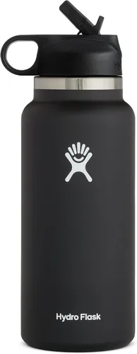 Vista 29 de Hydro Flask de boca ancha con tapa Flex de pajita de 24 onzas Agave